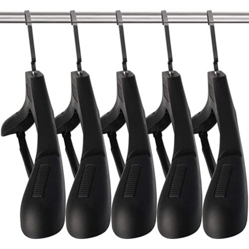 10pcs Extra Wide Suit Hangers Notched Shoulders Swivel Hooks Clothes Hanger Racks Non-slip Men Clothing Display Hanger Organizer