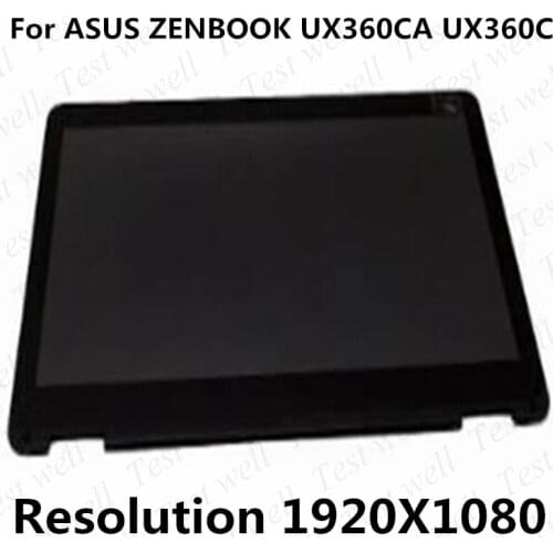 Test well 13.3'' For Asus Zenbook UX360C UX360CA Laptop LCD display touch Screen assembly FHD 1920x1080 or 3200x1800