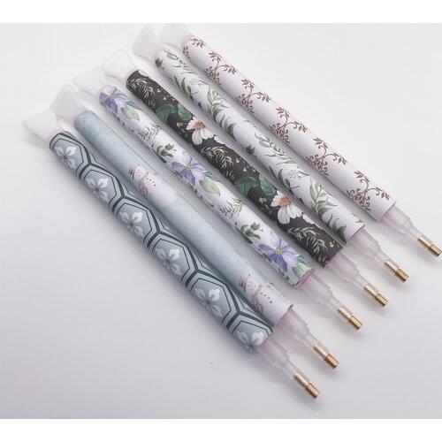 1PC Plastic Point Drill Pen 5D Diamond Painting Embroidery Floral Printed Pens Sewing Accessories Supplies