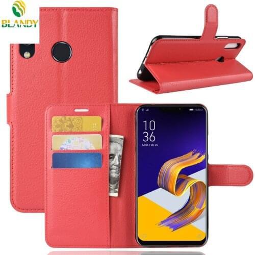 10pcs/lot for Asus Zenfone MAX M2 ZB633KL M1 pro ZB631KL 6 ZS630KL ZS620KL Lychee Wallet leather case 5 ZE620KL lite ZC600KL