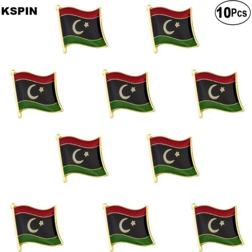 Libya Lapel Pin Flag badge Brooch Pins Badges 10Pcs a Lot