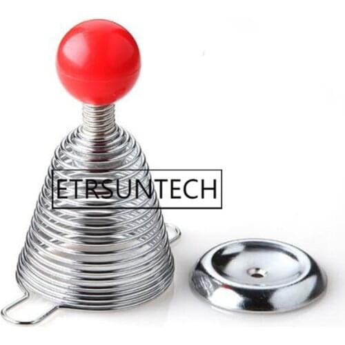 50pcs Creative Metal Spring Nutcracker Open Walnut Artifact Stainless Steel Nut Crackers Open Professional Walnut Tools