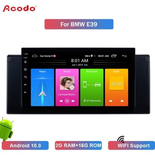 ACODO 2+16G Android 10.0 Car Radio Multimedia Player For BMW E39 Navigation GPS 2 din