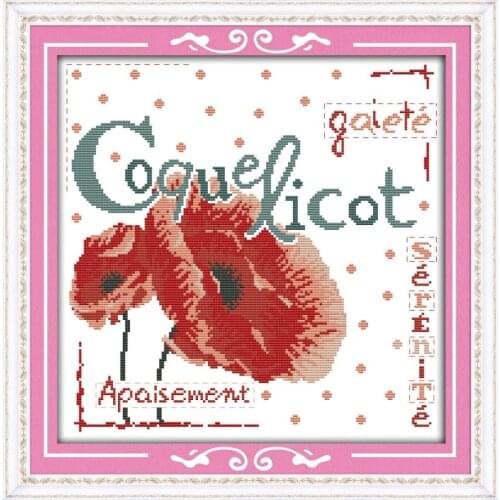 Joy Sunday Colorful Flower Vase Cross Stitch Kits Embroidery Needlework 11&14CT DIY Cross Stitch on Canvas Chinese Embroidery