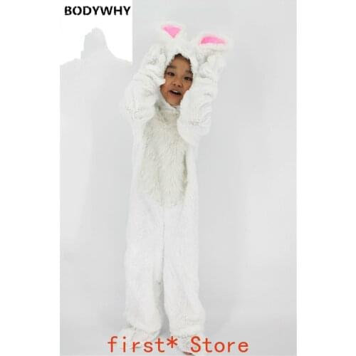 Childrens Day Kindergarten School Rabbit Performance Mascot Costume Cosplay Suits Adults Kid Size Party Game Fancy Dress Easter