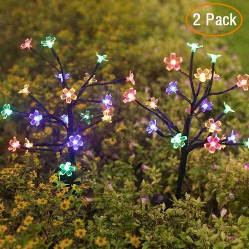 Beautiful Solar Branches Lights Garden Branches Lamps Stick Lamps Solar light