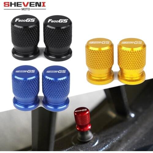 New 5 Colors For BMW F650GS F750GS F800GS F850GS All Years 1 Pair CNC Aluminum Wheel Tire Valve Stem Covers Caps Airtight Air