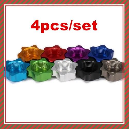 17mm Aluminum Wheel Hub Hex Nut Fine Anti-Dust Cover For 1/8 RC Hobby Car BuggyTruck Hop-Up Parts HSP Axial HPI Traxxas Himoto