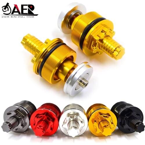 Motorcycle Thread Preload Adjustable Fork Cap Bolts for Yamaha V-STAR XVS650 V STAR XVS1300 WR125 YFZ R3 R25 MT07 FZ07 MT03 XJ6
