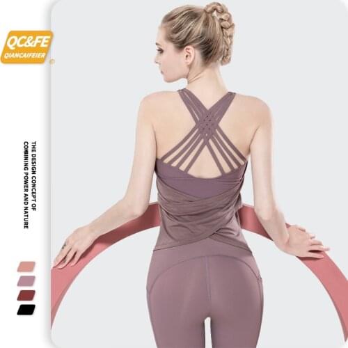 Sports Vest Womens Fitness Running Tops Tops For Girls Beautiful Back Sports Seamless Bra Loose Yoga Clothes