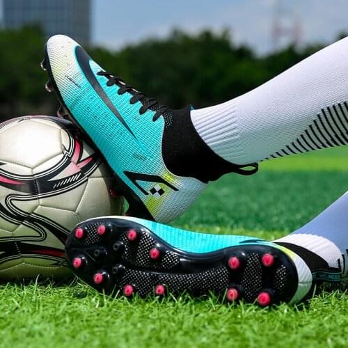 Football shoes high men and women AG long nails assassin 14TF short nails children youth student training football shoes
