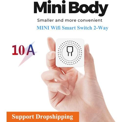 Tuya Wifi Smart Switch 2-way Control 10A Relay Timer Smartlife APP Remote Voice Control Smart Home Work With Alexa Google Home