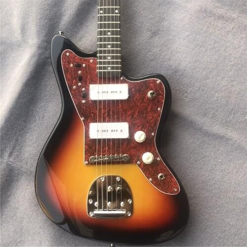Kaiyun factory custom made high quality Jazzmaster guitars. Beautiful sunset Jaguar electric guitars. Welcome