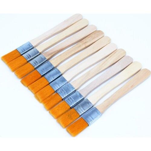 100pcs/lots soft brush dust with wooden handle mobile phone tablet computer maintenance cleaning tools