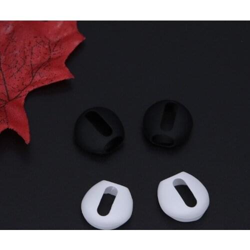 2 Pairs Super Thin soft Silicone Eartips Earbuds Cover Upgraded For Apple Airpods
