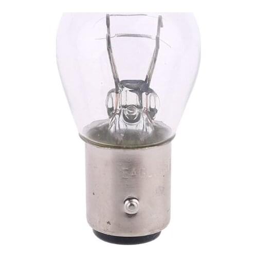 2pcs P21/5W S25 12V21/5 BAY15D Car Clear Glass Lamp Brake Tail Bulb Car Indicator Halogen stop Lamp brake bulbs