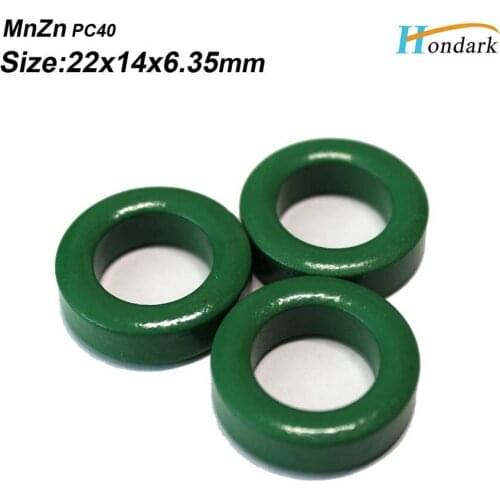 22X14X6.35mm inductor core isolator ferrite ring core cable wires EMI filter ferrite core RF choke ferrite bead MnZn ,200pcs/lot