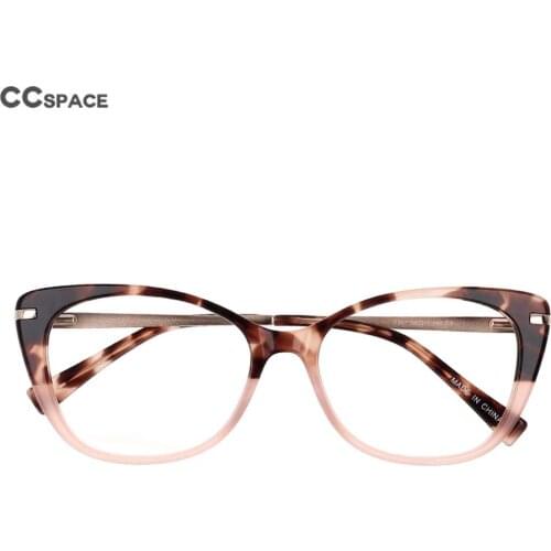 46702 Plate Cat Eye Glasses Frame Retro Mens and Womens Optical Fashion Computer Eyeglasses