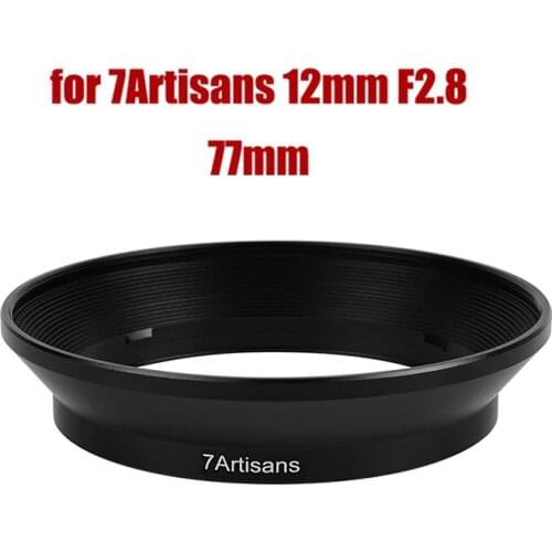 7artisans 77mm Lens Filter Adapter ring for 7artisans 12mm F2.8 Lens