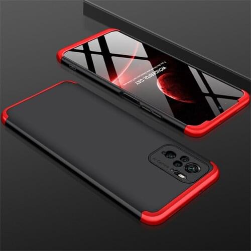 3 in 1 Case For Xiaomi Redmi Note 10 Pro Case 360 Degree Full Protective Phone Cases on for Coque Xiaomi Redmi Note 10 Pro Cover