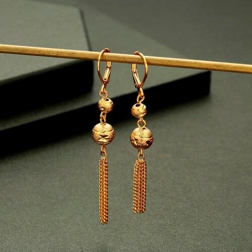 CHENGXUN Long Tassel Earrings for Women Wedding Party Bridal Earrings for Girl Pendant Jewelry Pendientes Mujer Moda Present