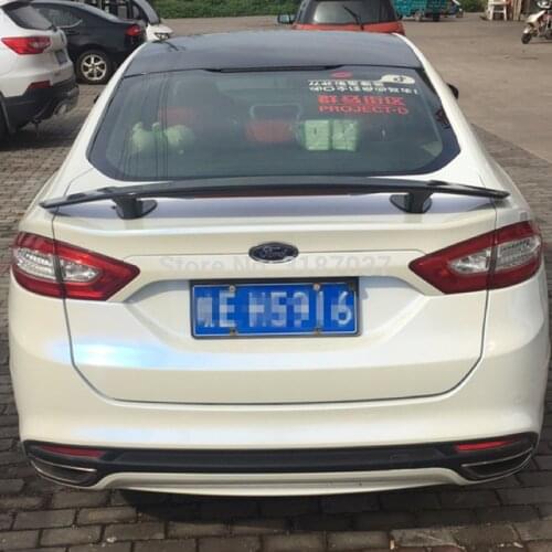 For Ford Mondeo Spoiler 2013-2017 ABS Plastic Rear Roof Spoiler Wing Trunk Lip Boot Cover Car Styling