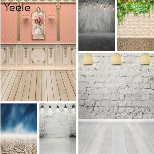 Yeele Backdrops For Photography Brick Wall Bulb Party Baby Portrait Interior Photography Backgrounds Photocall Photo Studio