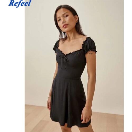 Summer dress women floral elastic sexy mini dress korean fashion vestidos chiffon women clothing high waist beach dresses