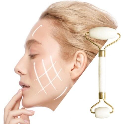 Hot Face Roller Guasha Tools Double Ended Tighten Skin Care Scrape Treatment White Face Massager Rollers