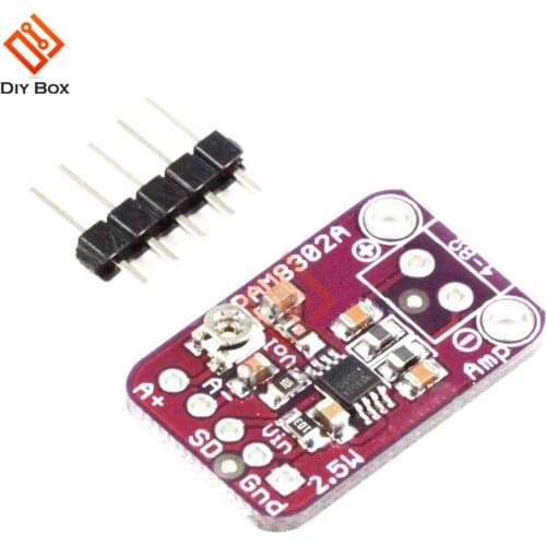 PAM8302 Mono Class D Amplifier Board module 2.5W Audio Power Amplifiers diy kit PAM8302A Sound Development Board volume control