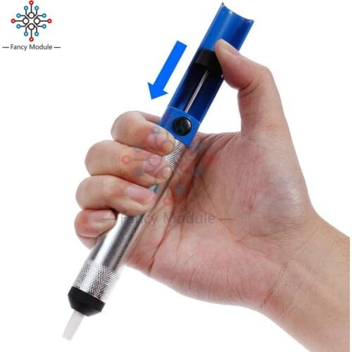 Diymore Metal Solder Sucker Desoldering Pump Soldering Iron Removal Tin Bar Tool