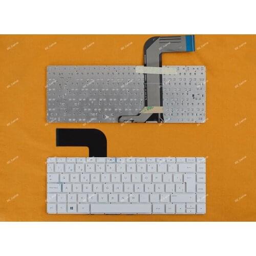 New SP Spanish Teclado Keyboard For HP Pavilion 14-v002la 14-v003la 14-v005la 14-v006la 14-v007la 14-v009la White without Frame