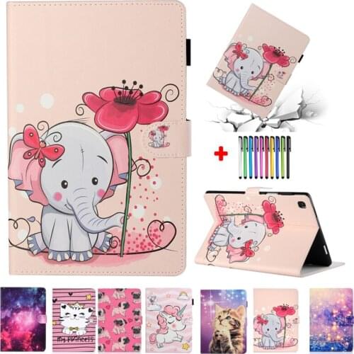 New Tablet Lovely Leather Shell For Amazon Kindle Fire HD 10 Case 2021 10.1 inch Flip Coque For Fire HD 10 Plus Cover 11th Gen