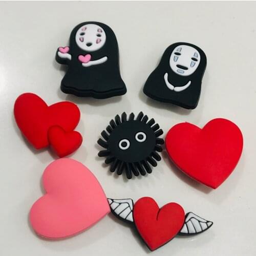 Wholesale 7PCS Mix No Face Man PVC Craft Flat Back For DIY Backpack Phone Case Jewelry Charms Scrapbook Embellishment