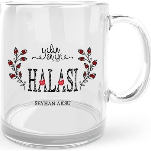 Personalized The Year 'S Best Aunt Glass Mug Cup