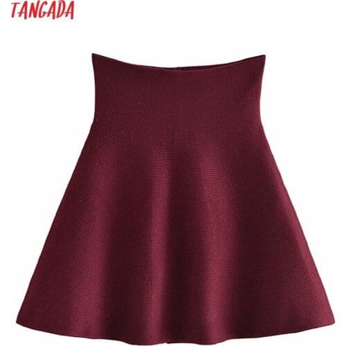 Женские трикотажные юбки Tangada China At AliExpress