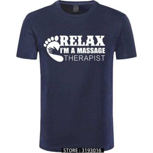 I Am A Massage Therapist Men T Shirt Summer New Fashion Short Sleeve O-Neck Cotton T-shirt Funny Mens Tops
