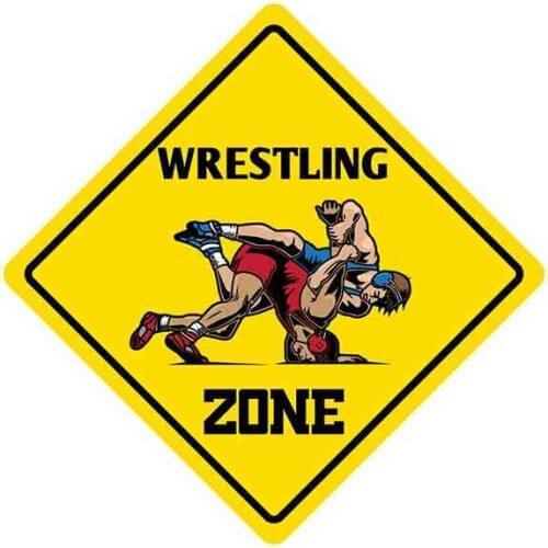 Wrestling Zone Graphics Auto Funny Car Stickers Motorcycle Wall Door Car Bumper Waterproof Fine Decals 13cm X 13cm