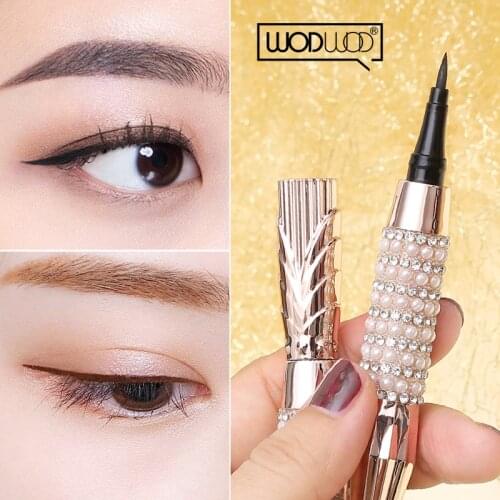 WODWOD Queens Scepter Liquid Eyeliner Pen Waterproof Sweat-proof Non-Dizzy Eye Makeup Quick-drying Slim Eyeliner Pencil TSLM2