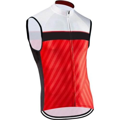 Summer Mens New Pro Team Cycling Vest Jersey Clothing Bicycle Shirts Bicycle Clothes Maillot Sleeveless Breathable Quick Dry