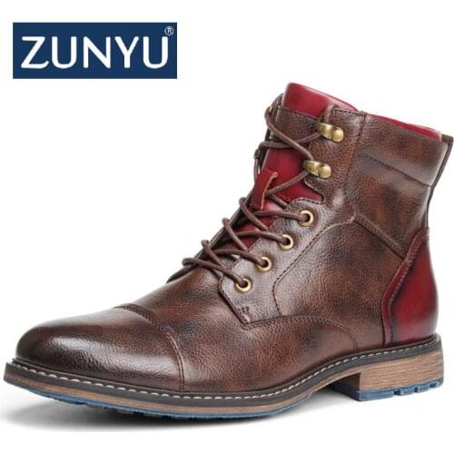 ZUNYU Men's Motorcycle Boots