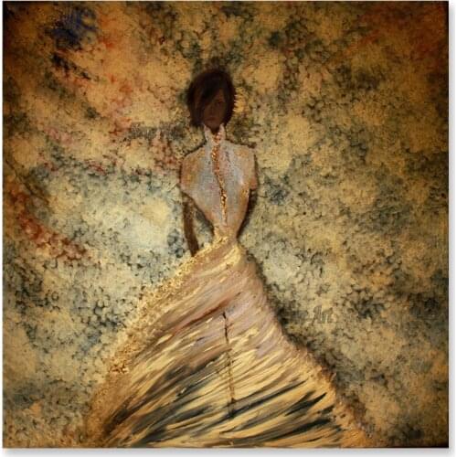 100% Hand-painted Modern Latest Sexy Nude Woman Portrait Oil Painting Picture Canvas Wall Hangings Art Panel Set For Bedroom