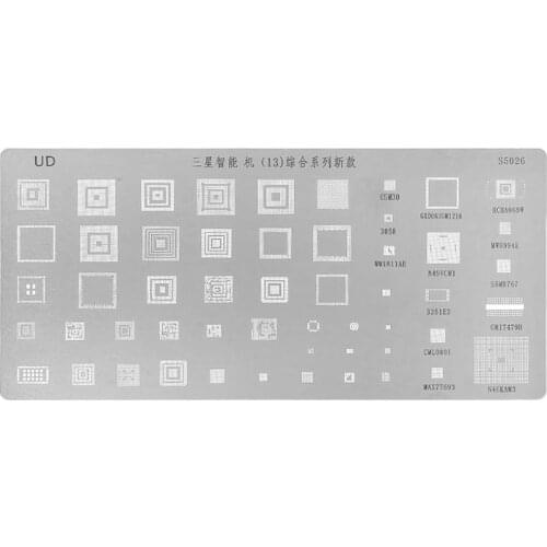 3pcs Universal BGA Reballing Stencils Kit For MTK Samsung HTC Huawei Android