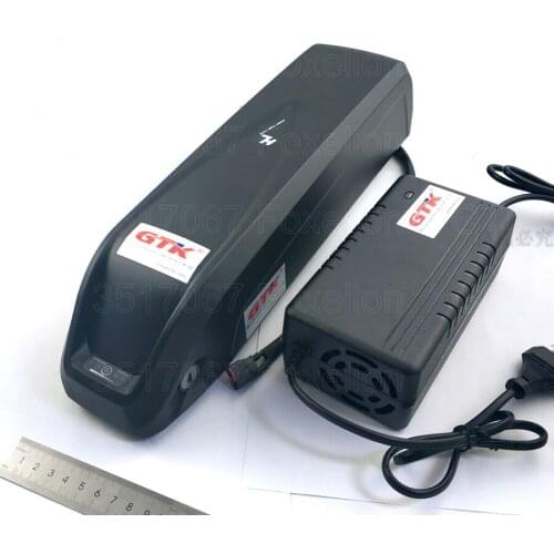 Downtube Hailong Shark Battery 48v 52V 10Ah 12Ah Lithium Ion Ebike Battery for 48V 1000W 1500W Motor power up 30A BMS + charger