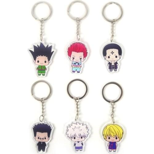 Anime Hunter X Hunter Keychain Cosplay Accessories Prop Acrylic