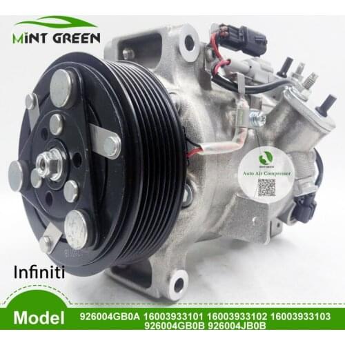 PXC14 Auto Air Conditioner Compressors For Infiniti Q50 Q50 Hybrid Q60 926004GB0A 92600-4GB0A 97588 98588 92600 4GB0A