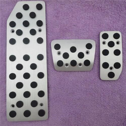 DEE Car Accessories Aluminum Foot Rest Fuel Brake AT Pad pedals Plate For Chevrolet Malibu 2010-2014 Plate pads styling stickers