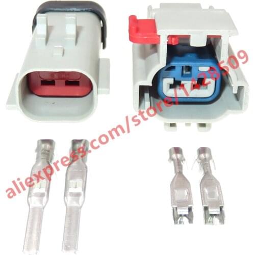 5 Sets 2 Pin 2.8 Seires 54200211 54200207 Car Air Voltage Regulator Solenoid Valve Wiring Unsealed Connector With Terminal