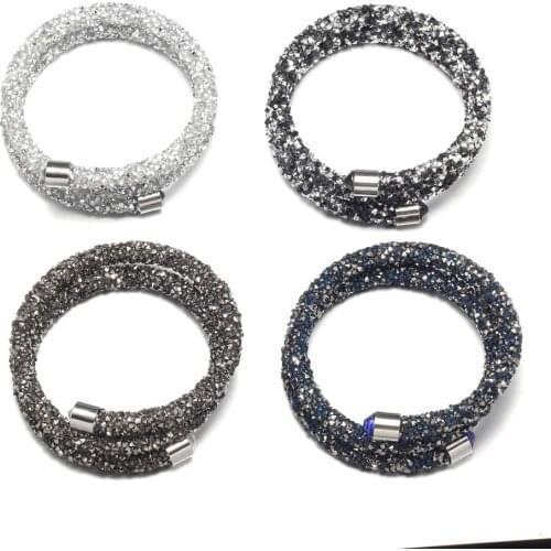 2021 New Openable Double Circle Bracelet for Ladies Couple Exquisite Jewelry Gift