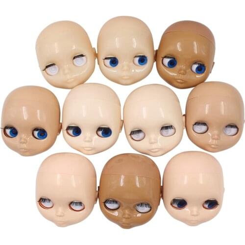 Blyth doll bald head without hair for custom face DIY doll, the scalp is loose, it is not assembled